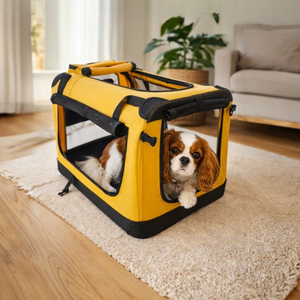 Geanta Transport Animale, 44x60x42cm, Caini, Pisici, Greutata Maxima 25 kg, Cadru Metalic