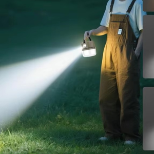Lanterna cu Panou Solar, 5 Moduri Functionare, Telecomanda, Baterie Externa Incorporata