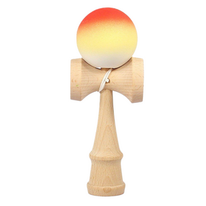 Kendama Original Profesional, Model Gradient, 18cm, din Lemn, Joc Interactiv, Copii si Adulti