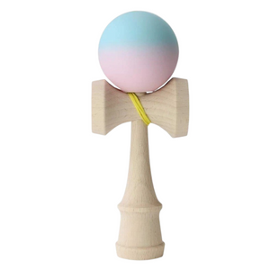 Kendama Original Profesional, Model Gradient, 18cm, din Lemn, Joc Interactiv, Copii si Adulti