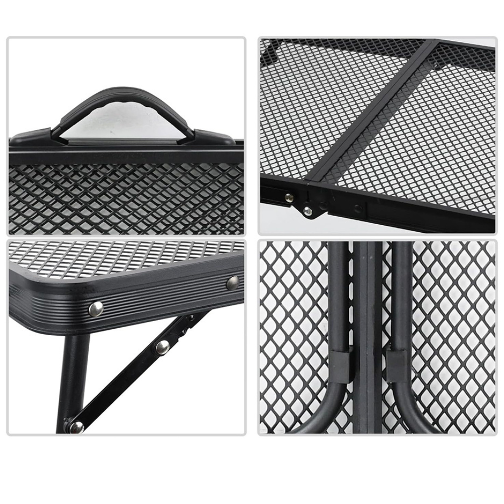 Masa Camping Pliabila, Geanta Transport, din Metal, 60x40x27cm