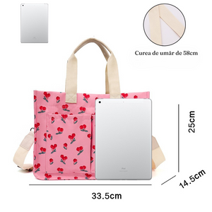 Handbag, Side Pockets, Adjustable Shoulder Strap, Snap Closure