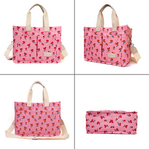Handbag, Side Pockets, Adjustable Shoulder Strap, Snap Closure