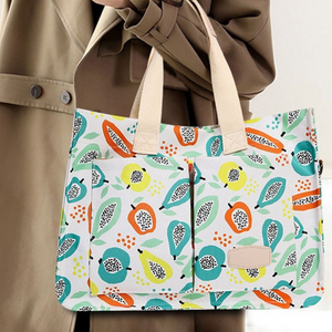 Handbag, Side Pockets, Adjustable Shoulder Strap, Snap Closure