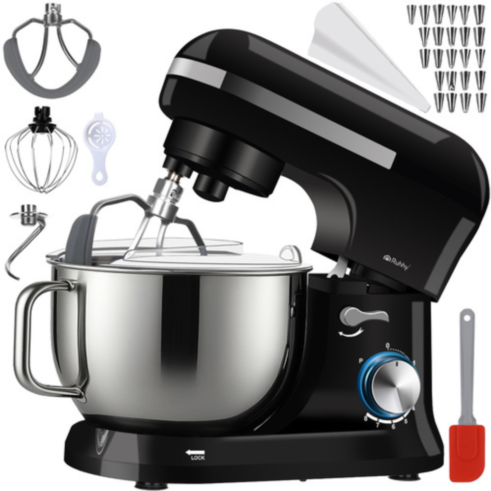 Robot de Bucatarie, 1000W, 8 Trepte Viteza, Bol 4.5L, Amestecare Planetara, Accesorii