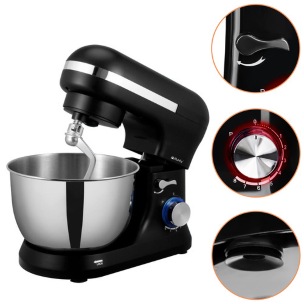 Robot de Bucatarie, 1000W, 8 Trepte Viteza, Bol 4.5L, Amestecare Planetara, Accesorii