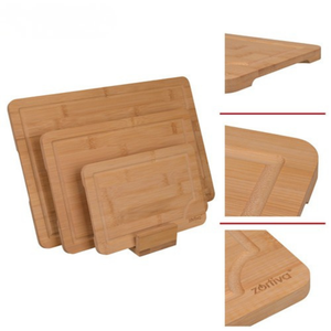 Set 3 Tocatoare Bambus, Suport Inclus, Material Durabil
