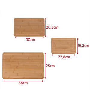 Set 3 Tocatoare Bambus, Suport Inclus, Material Durabil