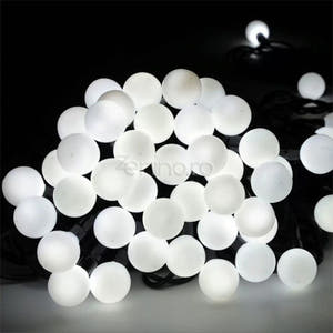Solar System, Bulb Model, 12m, 8 Light Effects, 100 LEDs, 1200mAh, Cool White