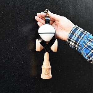Husa Breloc Kendama, Piele Ecologica, Catarama cu Agatare