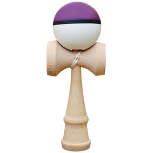 Kendama Original Profesional, Model Multicolor, 18cm, din Lemn, Joc Interactiv, Copii si Adulti
