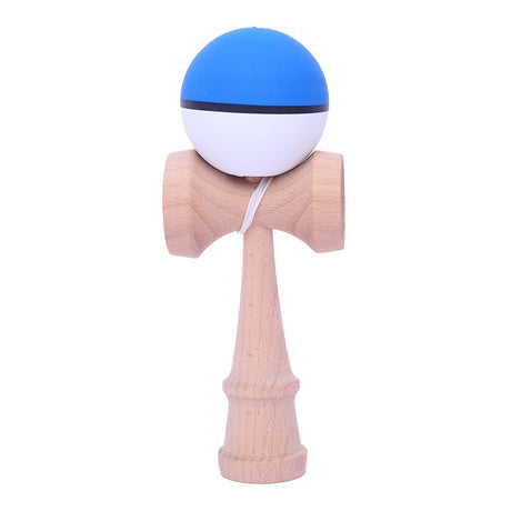 Kendama Original Profesional, Model Multicolor, 18cm, din Lemn, Joc Interactiv, Copii si Adulti