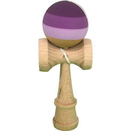 Kendama Original Profesional, Model Multicolor, 18cm, din Lemn, Joc Interactiv, Copii si Adulti