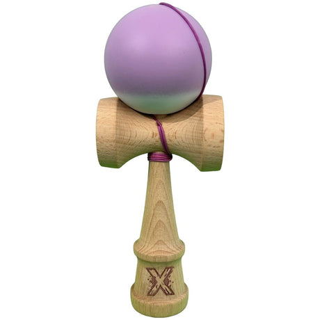 Kendama X Original Profesional, Rubber Grip, 18cm, Lemn, Joc Interactiv, Copii si Adulti