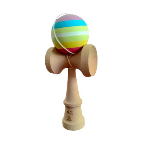 Kendama X Original, Super Sticky, Bila Lucioasa, Lemn, Copii si Adulti, 18cm, Joc Interactiv