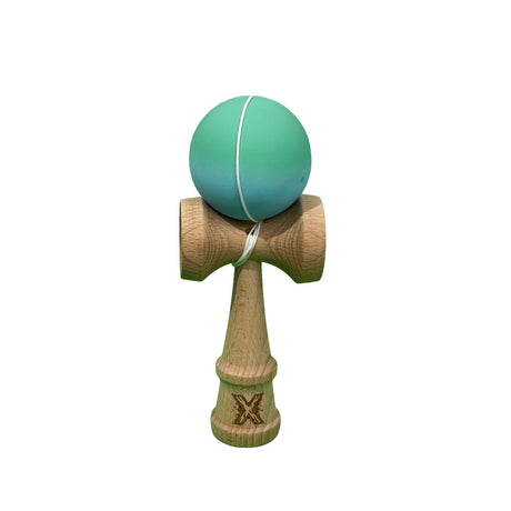 Kendama X Original, 18cm, Bila de Cauciuc, Lemn, Copii si Adulti, Joc Interactiv