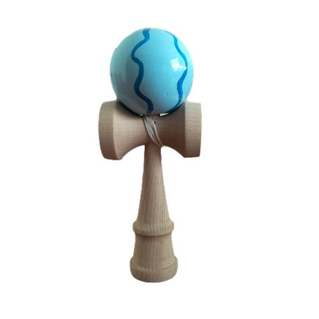 Kendama X Original, Super Sticky, Bila Lucioasa, Lemn, Copii si Adulti, 18cm, Joc Interactiv