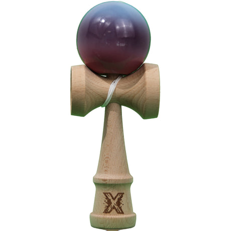 Kendama X Original, Super Sticky, Bila Lucioasa, Lemn, Copii si Adulti, 18cm, Joc Interactiv