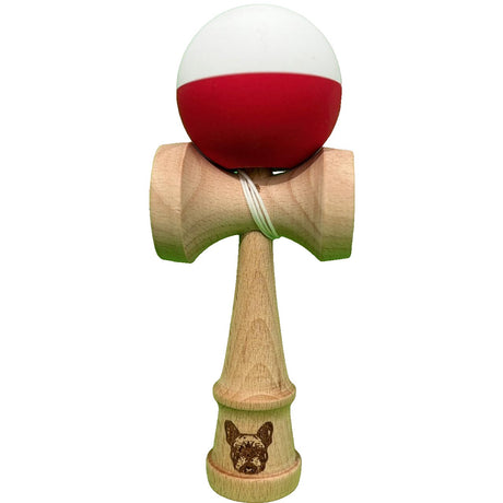 Kendama X Original, 18cm, Bila de Cauciuc, Lemn, Copii si Adulti, Joc Interactiv