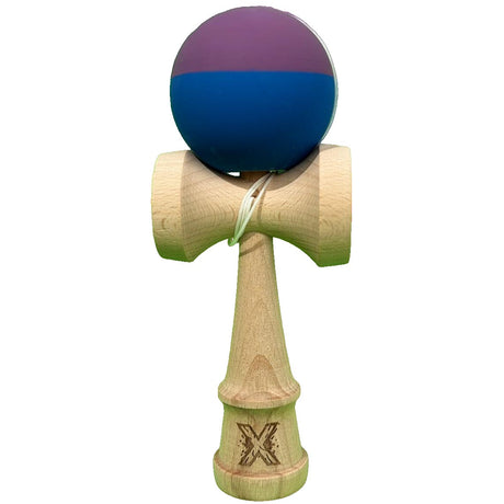 Kendama X Original, 18cm, Bila de Cauciuc, Lemn, Copii si Adulti, Joc Interactiv