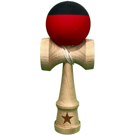 Kendama X Original, 18cm, Bila de Cauciuc, Lemn, Copii si Adulti, Joc Interactiv