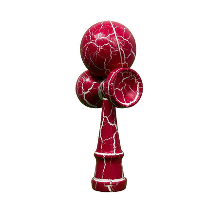 Kendama Original Profesional, Crack, 18cm, din Lemn, Joc Interactiv, Copii si Adulti