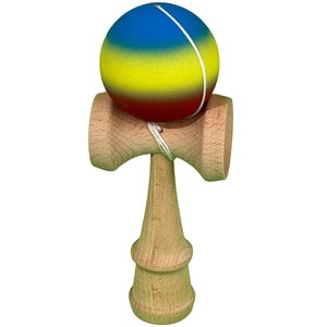 Kendama Original Profesional, Model Gradient, 18cm, din Lemn, Joc Interactiv, Copii si Adulti