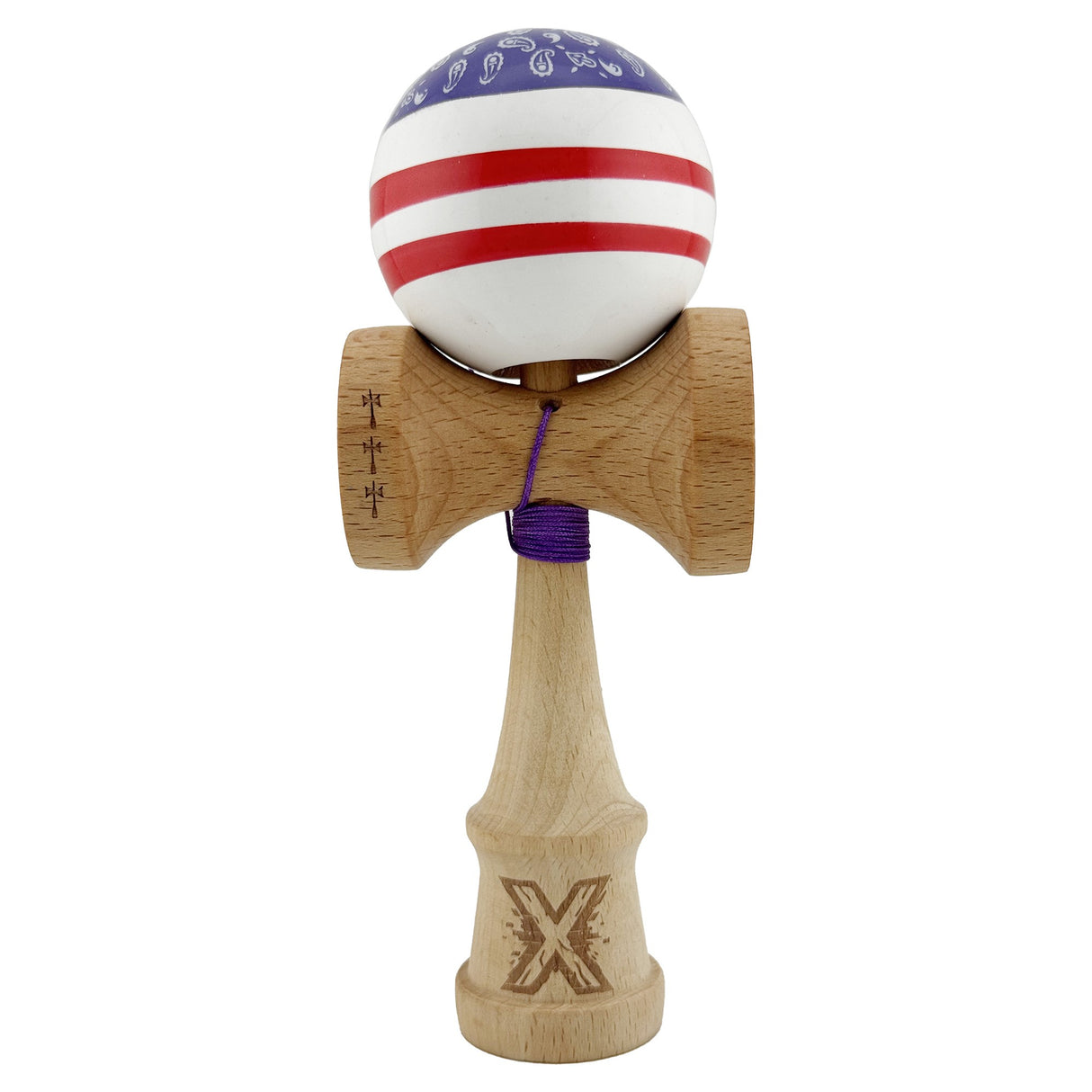 Kendama X Chicanos Original, Big Cups V2, Super Sticky, Ata 55cm, Rulment Metalic