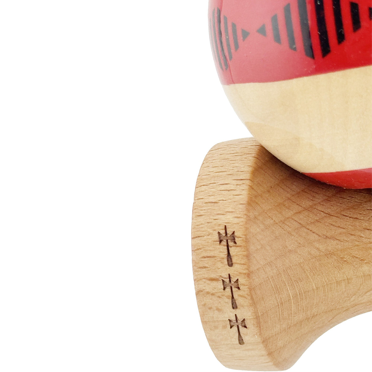 Kendama X Frequency Original, Big Cups V2, Super Sticky, Rulment Metalic, Ata 55cm