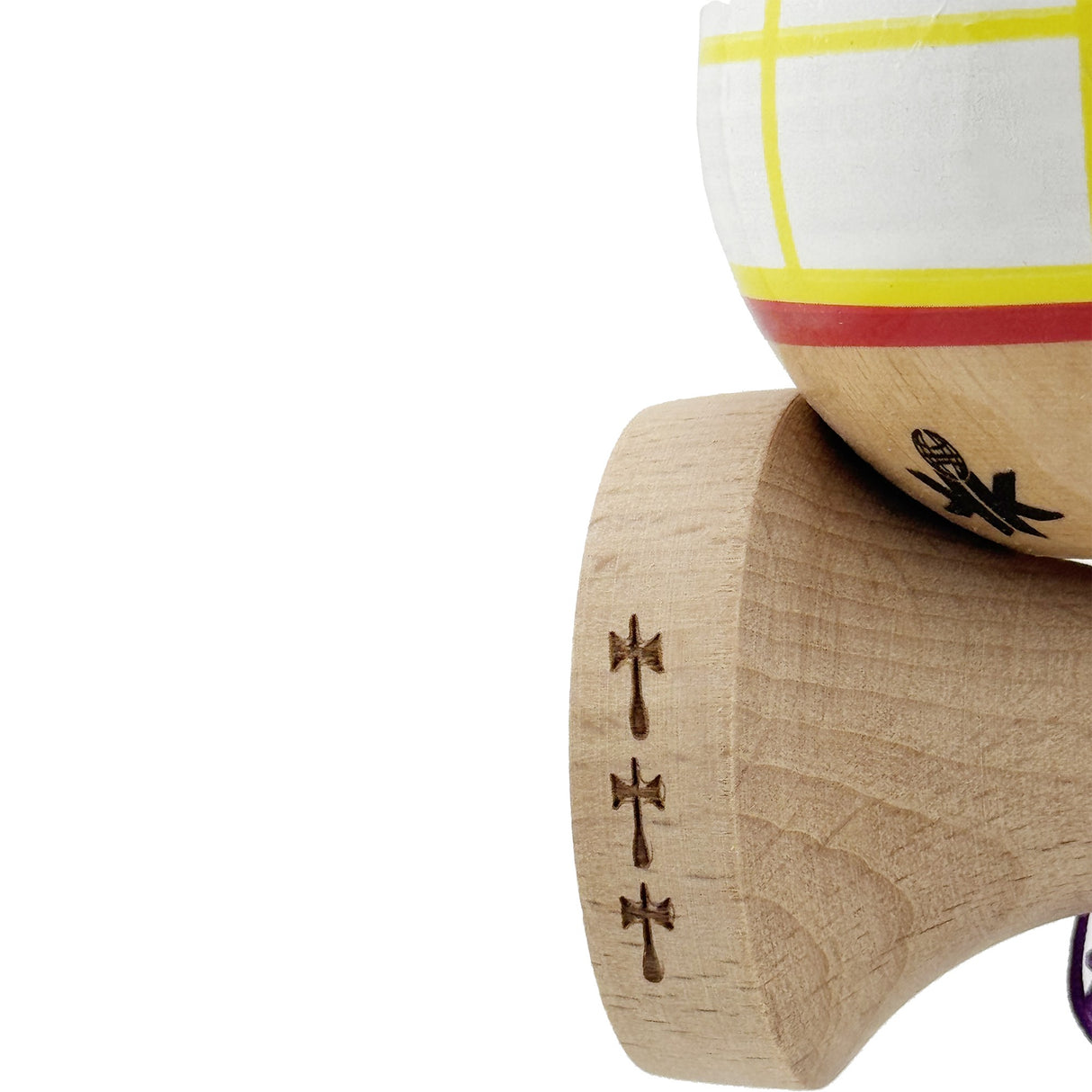 Kendama X Legendary Big Cups, Super Sticky, Ata 55cm, Rulment Metalic