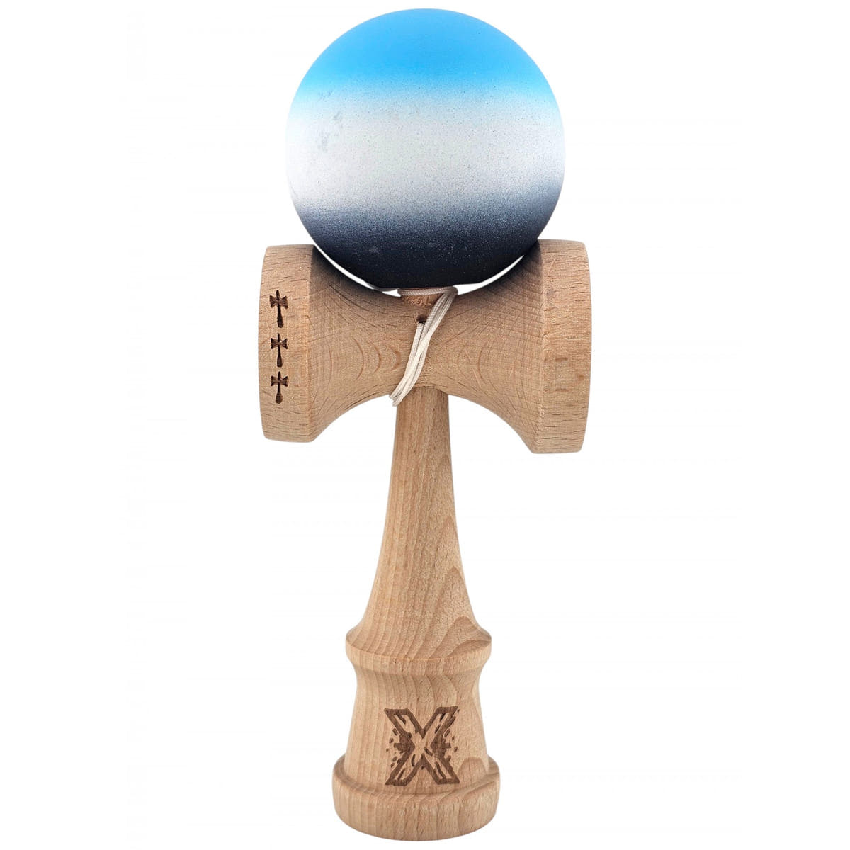 Kendama X Original Big Cups, Rubber Grip, Ata 55cm, Rulment Metalic, Infinity Edition