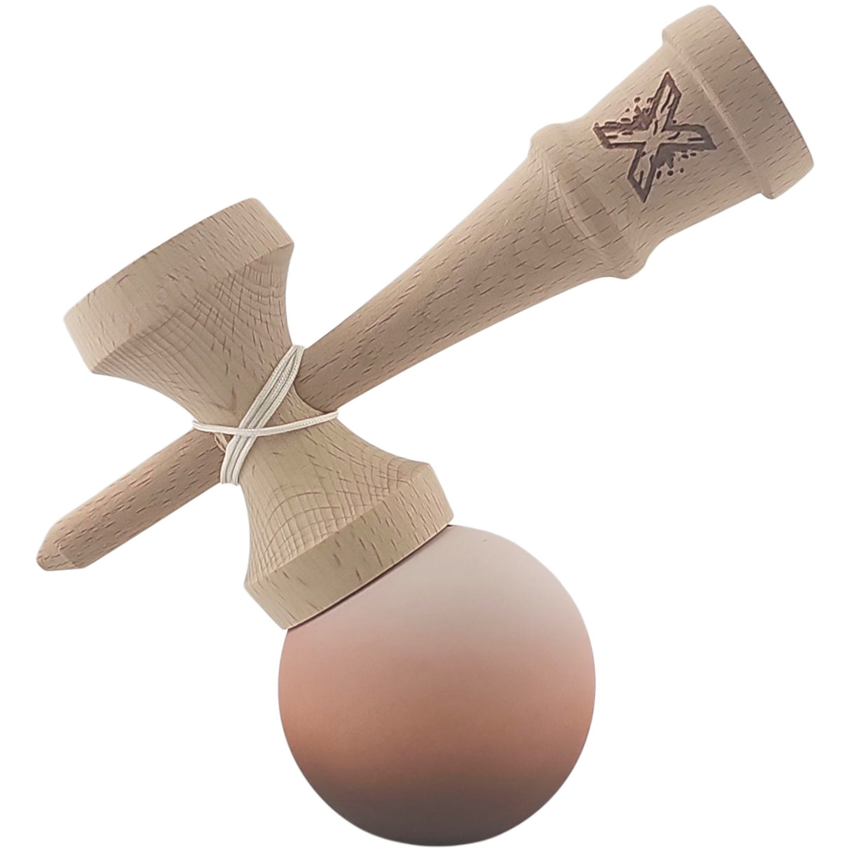 Kendama X Original, Rubber Grip, 18cm, Lemn, Joc Interactiv, Copii si Adulti
