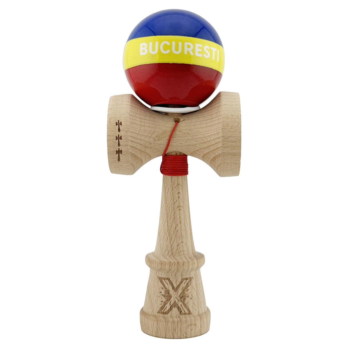 Kendama X Tricolor Original, Series Big Cups V3, Ata 65cm, Super Sticky, Limited Edition