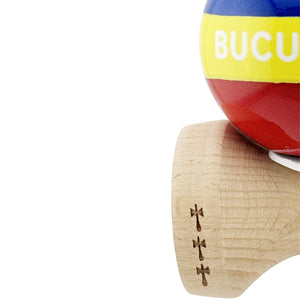 Kendama X Tricolor Original, Series Big Cups V3, Ata 65cm, Super Sticky, Limited Edition
