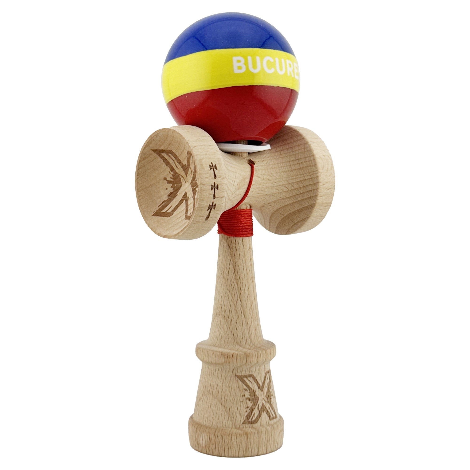 tomo Kendama X Tricolor Original, Series Big Cups V3, Ata 65cm, Super