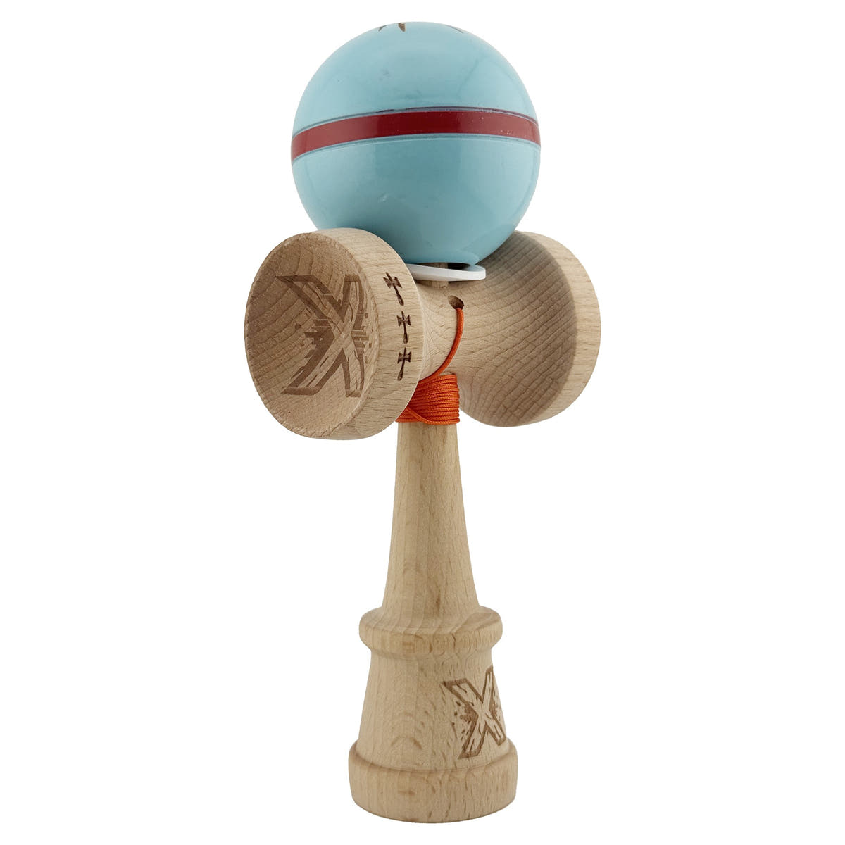 Kendama X Silken Original, Big Cups V3, Gaura in Baza, Super Sticky, Ata 55cm, Rulment Metalic