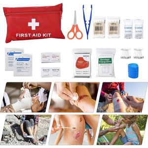 Kit Supravietuire cu Ghiozdan, 40 Piese, Echipament Prim-Ajutor, Multifunctional