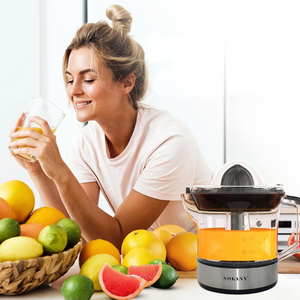 Storcator de Citrice Electric, 700ml, Usor de Curatat, Transparent