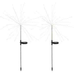 Lampa Solara 120 LED-uri, Model Artificii, 50W, Inaltime 90cm