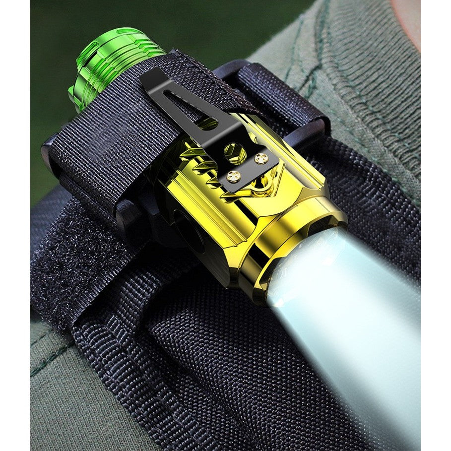 Lanterna cu 3 Nuclee LED, Raza 150m, 5W, Autonomie 4-20 Ore, Incarcare USB