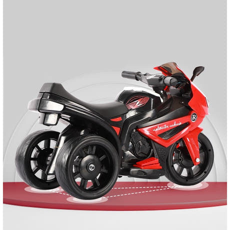Motocicleta Electrica cu 3 Roti, Functie Anti-Rasturnare, Lumini si Muzica, Baterie 6V