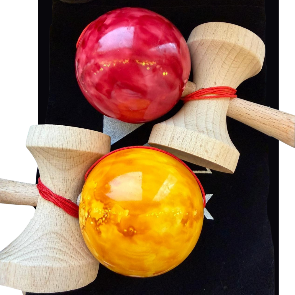 Kendama Zenuk Original, Big Cup, Lemn, Copii si Adulti, Joc Interactivm, Sac Catifea