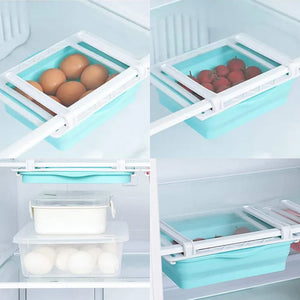 Organizator de Depozitare Zenino - Pliabil, Retractabil, pentru Raft de Frigider, Eco Friendly, 18.5cm x 16cm x 4.5cm