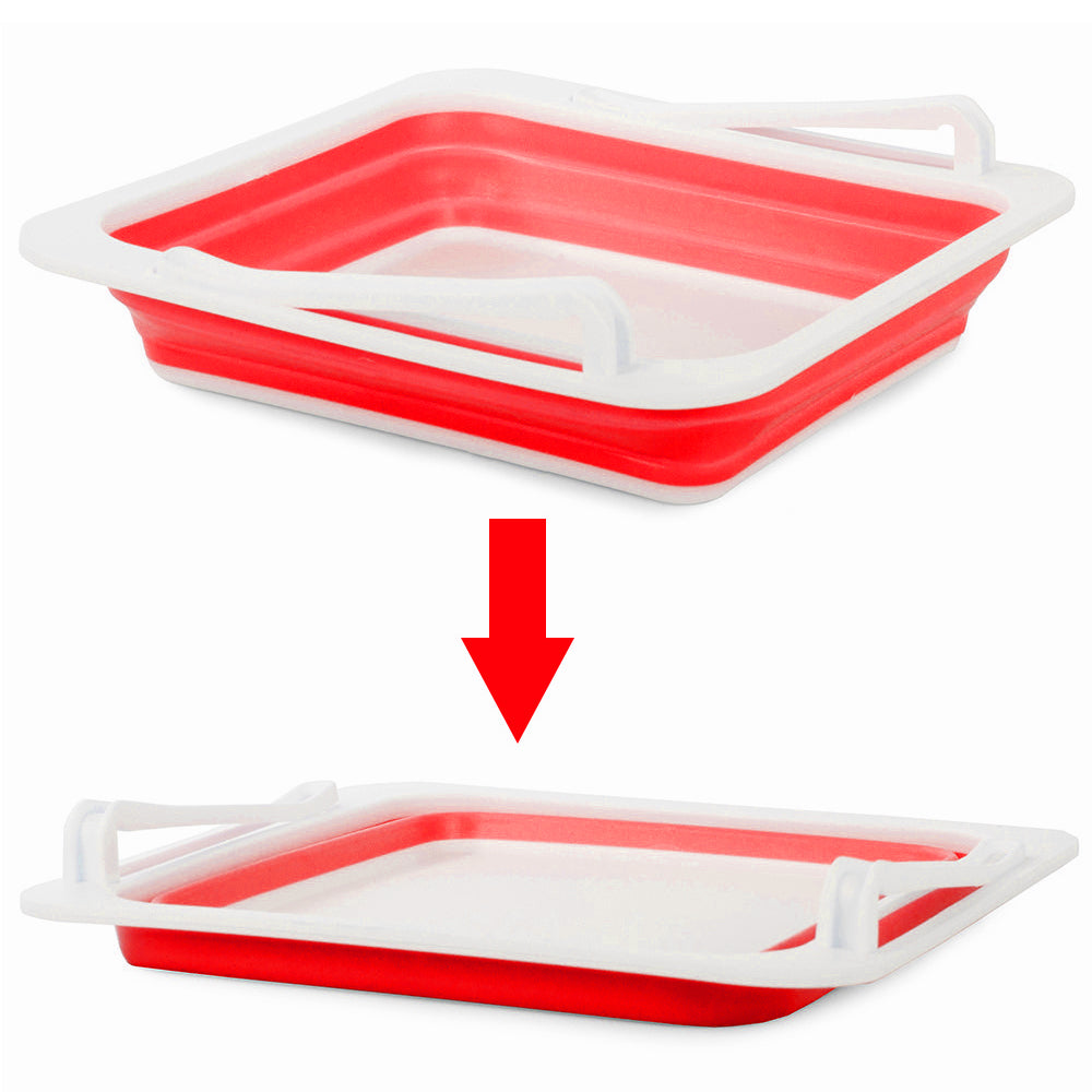 Organizator de Depozitare Zenino - Pliabil, Retractabil, pentru Raft de Frigider, Eco Friendly, 18.5cm x 16cm x 4.5cm