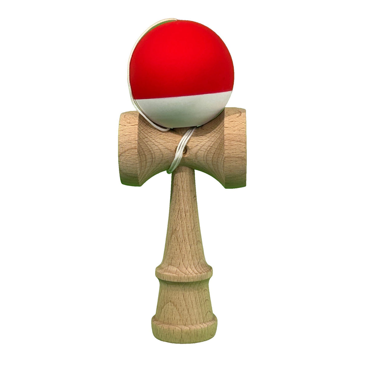 Kendama X Original, Super Sticky, Bila Lucioasa, Lemn, Copii si Adulti, 18cm, Joc Interactiv