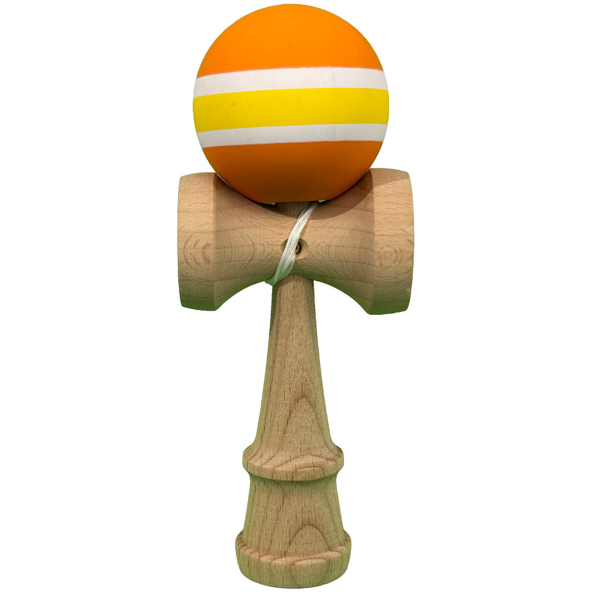 Kendama X Original, Super Sticky, Bila Lucioasa, Lemn, Copii si Adulti, 18cm, Joc Interactiv
