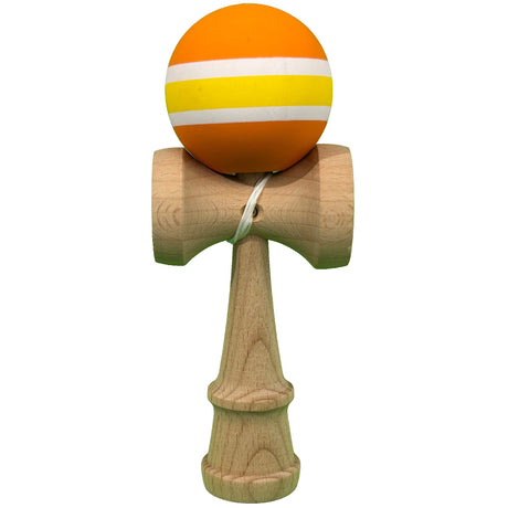 Kendama X Original, Super Sticky, Bila Lucioasa, Lemn, Copii si Adulti, 18cm, Joc Interactiv