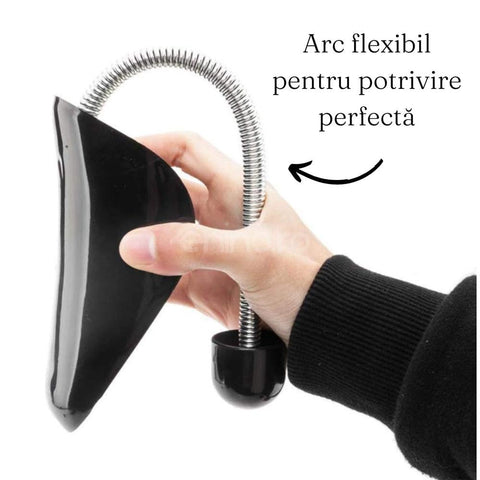 Set 2 Sanuri Reglabile - Mentine forma Pantofilor, Arc Flexibil, Universal, ABS si Otel, Negru