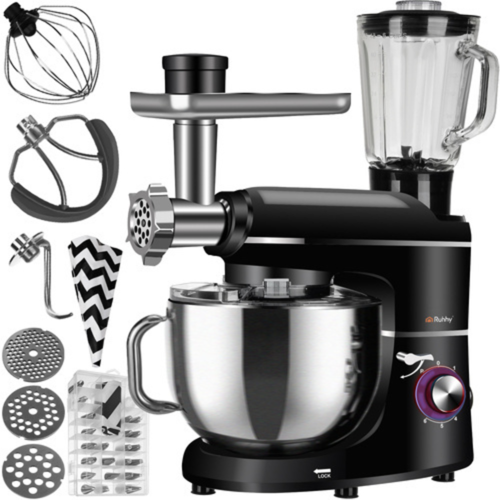 Robot de Bucatarie 3in1, 2200W, Blender, Tocator, 6 Trepte Viteza, Accesorii