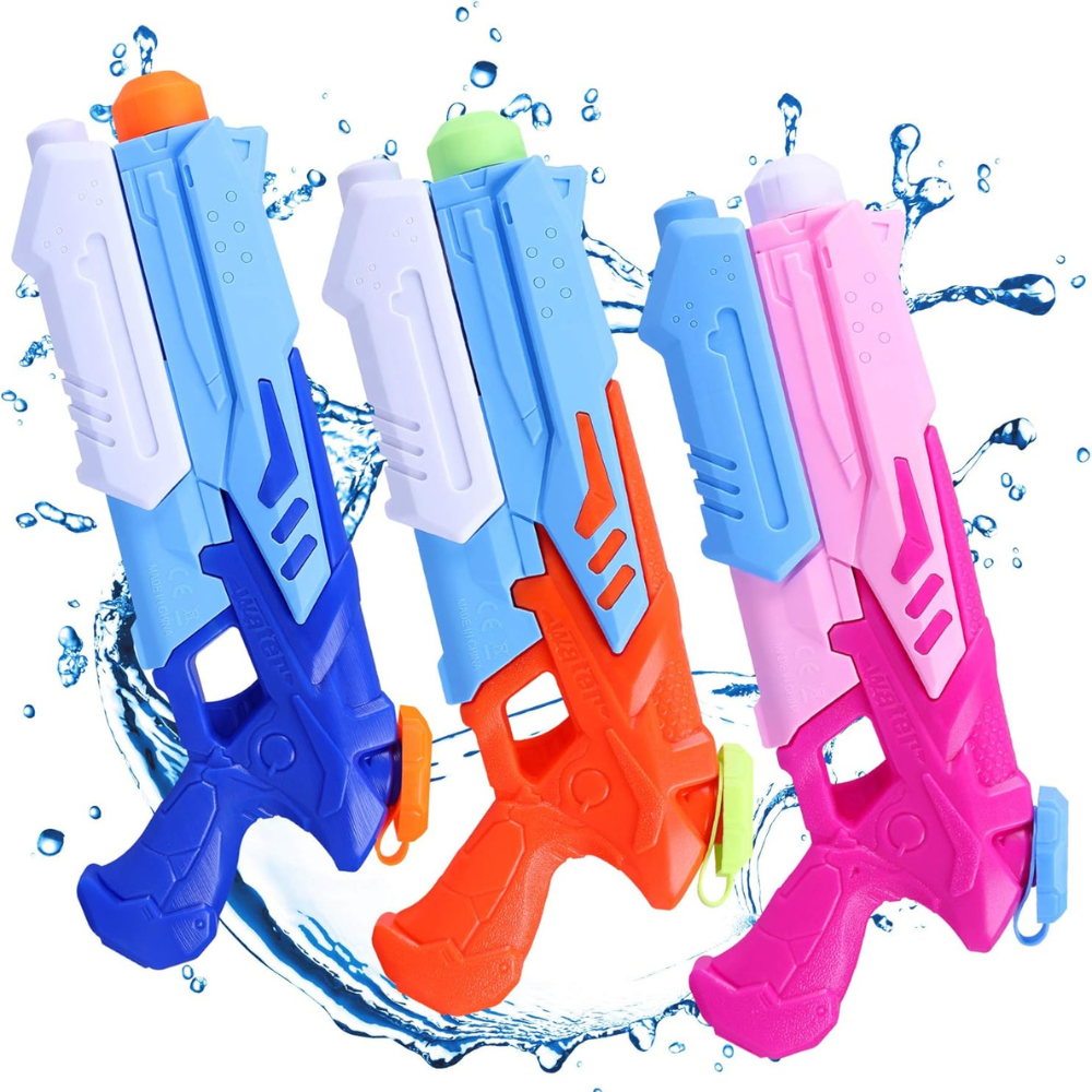 Pistol cu Apa pentru Copii, Rezervor 300ml, Usor de Folosit, 6 Ani+